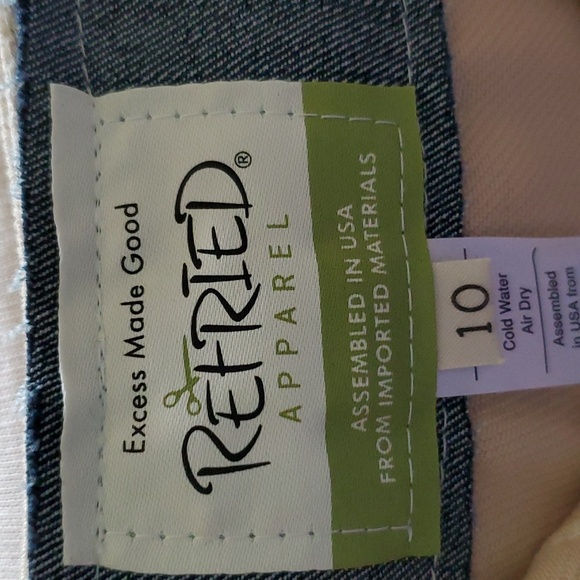 Refried Apparel denim Maxi Skirt Size Large - Picture 7 of 9